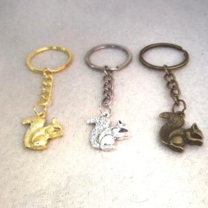 Squirrel Key Ring