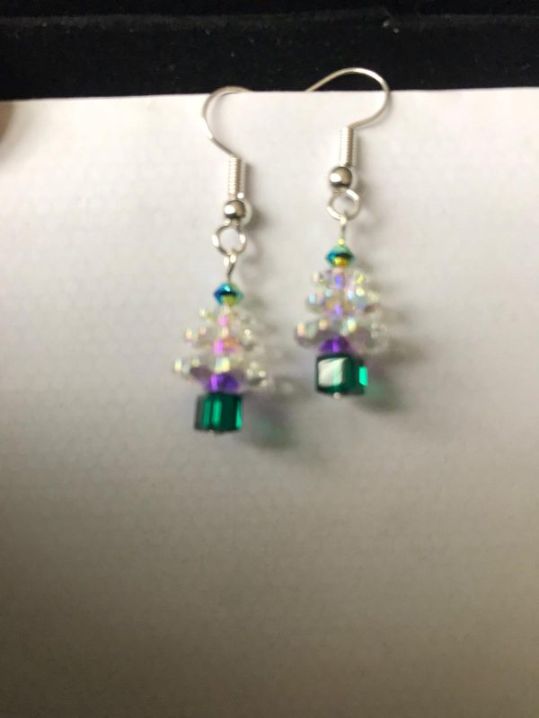 Christmas Tree Earrings - Image 3