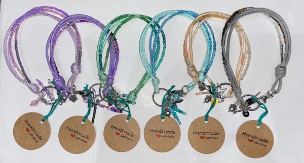 Bead & Cord Handmade Bracelet