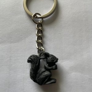 Black Squirrel Keyring