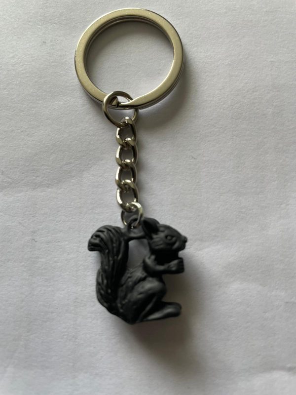 Black Squirrel Keyring