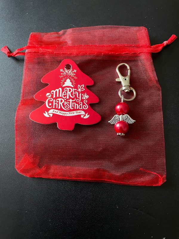 Guardian Angel Christmas Keychain/Tag/10cm x 10cm Gift Bag - Image 2