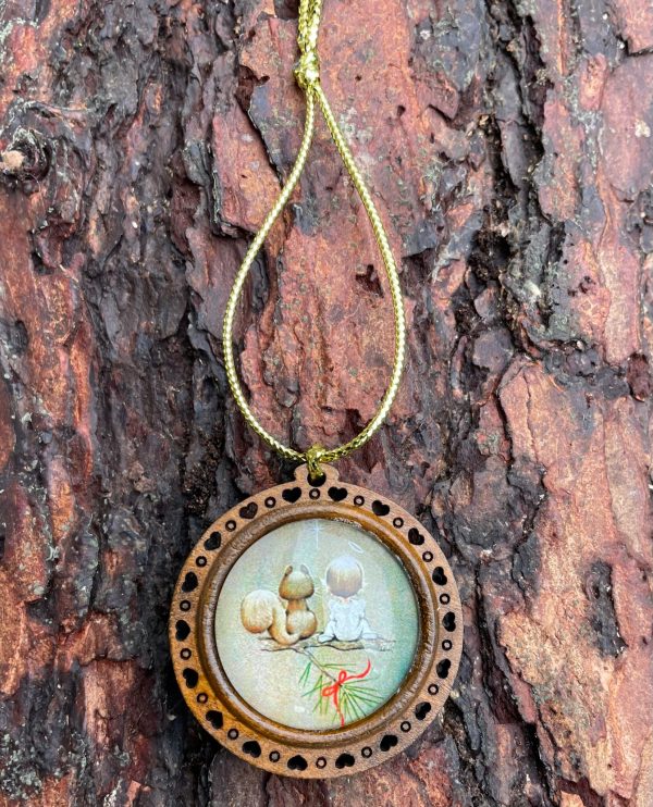 Squirrel Angel Hanging Decoration