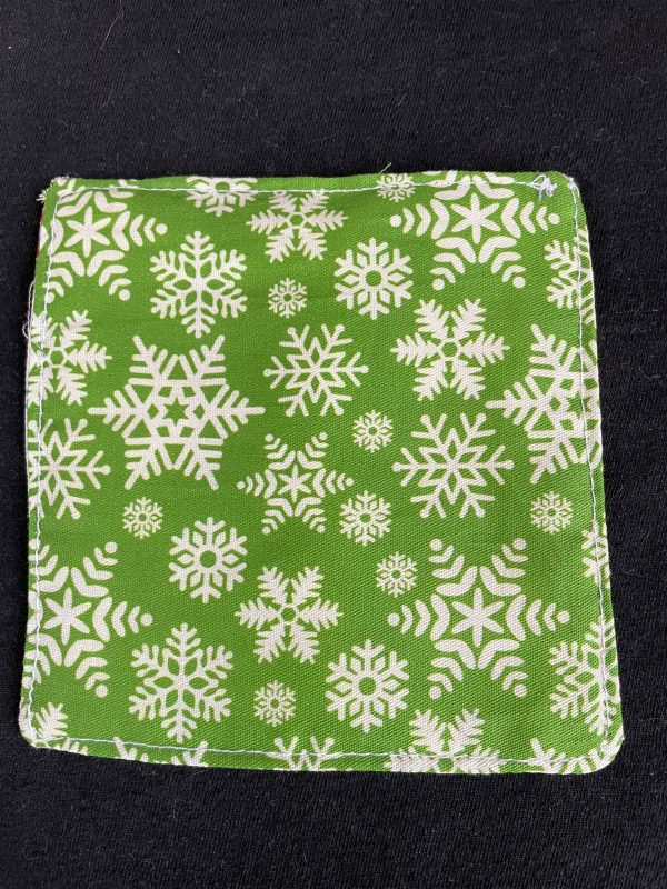 Handmade Fabric Christmas Coasters (12cm x 12cm) - Image 12